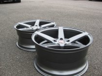 NEW 19 INCH AXE EX18 ALLOY WHEELS IN SATIN GUNMETAL WITH DEEP CONCAVE 9.5" REAR OPTION