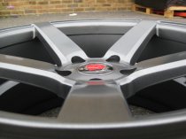NEW 19 INCH AXE EX18 ALLOY WHEELS IN SATIN GUNMETAL WITH DEEP CONCAVE 9.5" REAR OPTION