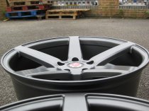 NEW 19 INCH AXE EX18 ALLOY WHEELS IN SATIN GUNMETAL WITH DEEP CONCAVE 9.5" REAR OPTION