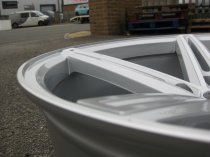 NEW 20 INCH AXE EX14 ALLOY WHEELS IN SILVER WITH POLISHED FACE AND DEEPER CONCAVE 10.5" REAR 5x112