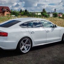 NEW 20 INCH AXE EX14 ALLOY WHEELS IN SILVER WITH POLISHED FACE AND DEEPER CONCAVE 10.5" REAR 5x112
