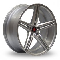 NEW 20 INCH AXE EX14 ALLOY WHEELS IN SILVER WITH POLISHED FACE AND DEEPER CONCAVE 10.5″ REAR 5x112