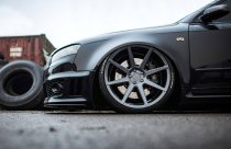NEW 20 INCH ISPIRI ISR8 ALLOY WHEELS IN SATIN GUNMETAL WITH DEEPER CONCAVE 10.5" REARS 5x120
