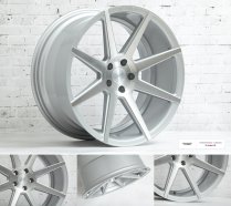 NEW 20" ISPIRI ISR8 ALLOY WHEELS IN PURE BRUSHED SILVER POLISHED WITH DEEPER CONCAVE 10.5" REARS