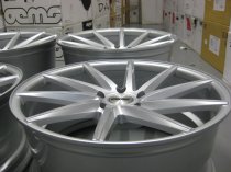 NEW 20 INCH OEMS CVT DIRECTIONAL ALLOY WHEELS IN SILVER WITH DEEPER CONCAVE 10" REAR 5x120