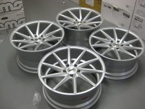 NEW 20 INCH OEMS CVT DIRECTIONAL ALLOY WHEELS IN SILVER WITH DEEPER CONCAVE 10" REAR 5x120