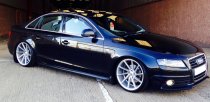 NEW 20 INCH OEMS CVT DIRECTIONAL ALLOY WHEELS IN SILVER WITH DEEPER CONCAVE 10" REAR 5x120