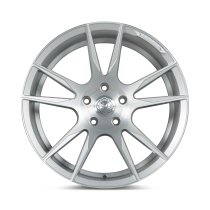 NEW 19" QUANTUM44 S4 ALLOY WHEELS IN MATT SILVER/BRUSHED FACE 9" et28 ALL ROUND