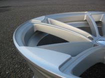 NEW 19 INCH VEEMANN VM1 QUATTRO RS ALLOY WHEELS IN MATT SILVER WITH MATT POLISHED EDGE 5x112