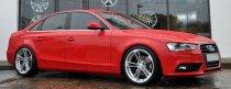 NEW 19 INCH VEEMANN VM1 QUATTRO RS ALLOY WHEELS IN MATT SILVER WITH MATT POLISHED EDGE 5x112