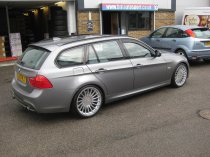 NEW 19 INCH 3SDM 0.04 ALLOY WHEELS IN SILVER WITH POLISHED FACE AND DEEPER CONCAVE 10" REAR 5x112