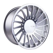 NEW 19" 3SDM 0.04 ALLOY WHEELS IN SILVER WITH POLISHED FACE AND DEEPER CONCAVE 10" REAR