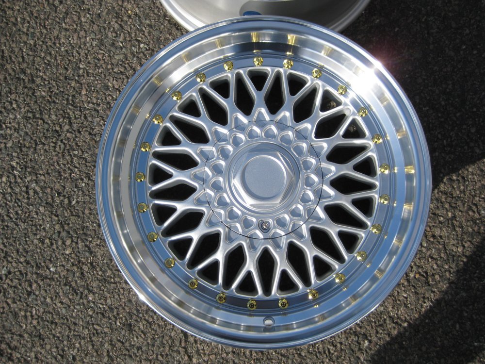 BM Autosport - NEW 17 INCH DARE DR RS ALLOY WHEELS IN SILVER WITH POLISH...