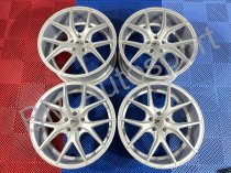 NEW 20 INCH ZITO ZS05 ALLOY WHEELS IN MATT SILVER WITH DEEPER CONCAVE 10" REAR 5x112