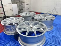 NEW 20 INCH ZITO ZS05 ALLOY WHEELS IN MATT SILVER WITH DEEPER CONCAVE 10" REAR 5x112