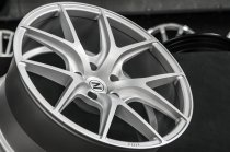 NEW 20 INCH ZITO ZS05 ALLOY WHEELS IN MATT SILVER WITH DEEPER CONCAVE 10" REAR 5x112