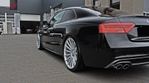 NEW 20 INCH VEEMANN VC7 ALLOY WHEELS IN MATT SILVER MACHINED WITH DEEPER CONCAVE 10" REARS 5x120