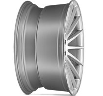 NEW 20 INCH VEEMANN VC7 ALLOY WHEELS IN SATIN SILVER WITH POLISHED FACE AND DEEPER CONCAVE 10.5" REAR 5x120