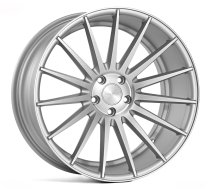 NEW 20 INCH VEEMANN VC7 ALLOY WHEELS IN SATIN SILVER WITH POLISHED FACE AND DEEPER CONCAVE 10.5″ REAR 5x120