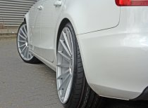 NEW 20 INCH VEEMANN VC7 ALLOY WHEELS IN SATIN SILVER WITH POLISHED FACE AND DEEPER CONCAVE 10.5" REAR 5x120