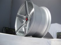 NEW 19" AXE EX18 DEEP CONCAVE ALLOY WHEELS IN SILVER/BRUSHED WITH LARGE DEEP DISH, WIDER REAR et44/40