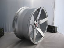 NEW 19" AXE EX18 ALLOY WHEELS IN SILVER WITH BRUSHED FACE, DEEPER CONCAVE 9.5" REARS