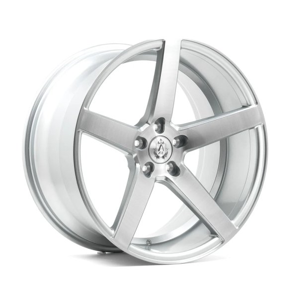 NEW 19" AXE EX18 ALLOY WHEELS IN SILVER WITH BRUSHED FACE, DEEPER CONCAVE 9.5" REARS