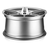 NEW 20 INCH ISPIRI ISR12 ALLOY WHEELS IN PURE SILVER BRUSHED WITH DEEPER CONCAVE 10" REARS 5x112