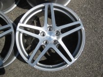 NEW 20 INCH ISPIRI ISR12 ALLOY WHEELS IN PURE SILVER BRUSHED WITH DEEPER CONCAVE 10" REARS 5x112