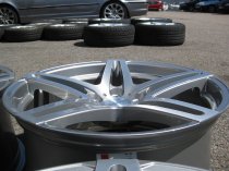 NEW 20 INCH ISPIRI ISR12 ALLOY WHEELS IN PURE SILVER BRUSHED WITH DEEPER CONCAVE 10" REARS 5x112
