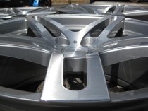 NEW 20 INCH ISPIRI ISR12 ALLOY WHEELS IN PURE SILVER BRUSHED WITH DEEPER CONCAVE 10" REARS 5x112