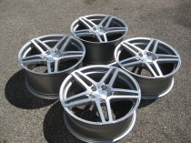 NEW 20" ISPIRI ISR12 ALLOY WHEELS IN SILVER/BRUSHED POLISH WITH DEEPER CONCAVE 10" REARS et42/45