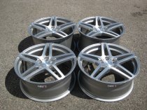 NEW 20" ISPIRI ISR12 ALLOY WHEELS IN SILVER/BRUSHED POLISH WITH DEEPER CONCAVE 10" REARS et42/45