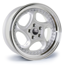 NEW 18 INCH DARE DR F6 ALLOY WHEELS IN SILVER WITH POLISHED DISH AND DEEPER 9.5″ REAR OPTION 5x112
