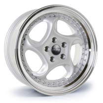 NEW 18" DARE DR-F6 ALLOY WHEELS IN SILVER WITH POLISHED DISH AND DEEPER 9.5" REAR OPTION