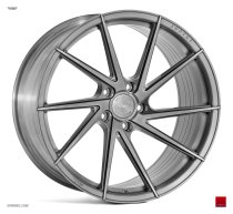 NEW 20″ ISPIRI FFR1D DIRECTIONAL ALLOY WHEELS IN FULL BRUSHED CARBON TITANIUM, DEEPER CONCAVE 10.5″ REARS 5x120