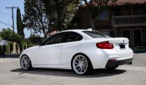 NEW 20 INCH ISPIRI FFR1D DIRECTIONAL ALLOY WHEELS IN PURE SILVER BRUSHED WITH DEEP CONCAVE 10.5" REARS 5x112
