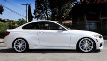 NEW 20 INCH ISPIRI FFR1D DIRECTIONAL ALLOY WHEELS IN PURE SILVER BRUSHED WITH DEEP CONCAVE 10.5" REARS 5x112