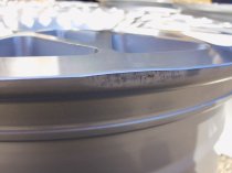 NEW 18 INCH WATERCOOOLED INDUSTRIES WCI MT10 ALLOY WHEELS IN SILVER WITH POLISHED FACE, EXTREME CONCAVE 9.5" REARS 5x100