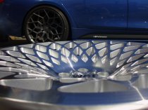 NEW 18 INCH WATERCOOOLED INDUSTRIES WCI MT10 ALLOY WHEELS IN SILVER WITH POLISHED FACE, EXTREME CONCAVE 9.5" REARS 5x100