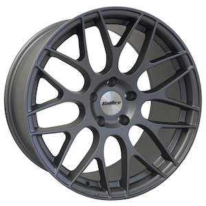 NEW 19 INCH CALIBRE CC-M Y SPOKE ALLOY WHEELS IN SATIN GUNMETAL WITH DEEPER CONCAVE 10" REAR 5x112