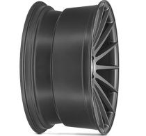 NEW 19" VEEMANN VC7 ALLOY WHEELS IN DARK SATIN GUNMETAL WITH DEEPER CONCAVE 9.5" REARS