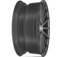 NEW 19 INCH VEEMANN VC7 ALLOY WHEELS IN DARK SATIN GUNMETAL WITH DEEPER CONCAVE 9.5" REARS 5x120