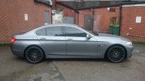 NEW 19 INCH VEEMANN VC7 ALLOY WHEELS IN DARK SATIN GUNMETAL WITH DEEPER CONCAVE 9.5" REARS 5x120