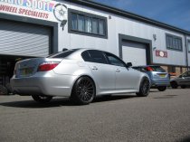 NEW 19 INCH VEEMANN VC7 ALLOY WHEELS IN DARK SATIN GUNMETAL WITH DEEPER CONCAVE 9.5" REARS 5x120