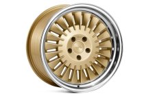 NEW 18″ ISPIRI CSR1D DIRECTIONAL ALLOY WHEELS IN GOLD WITH POLISHED DISH, DEEPER 9.5″ ALL ROUND