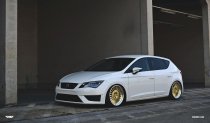 NEW 18 INCH ISPIRI CSR1D DIRECTIONAL ALLOY WHEELS IN GOLD WITH POLISHED DISH, DEEPER 9.5" ALL ROUND 5x112