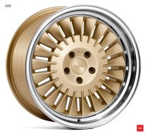 NEW 18 INCH ISPIRI CSR1D DIRECTIONAL ALLOY WHEELS IN GOLD WITH POLISHED DISH, DEEPER 9.5″ ALL ROUND 5x112