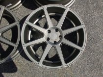 NEW 19 INCH ISPIRI ISR8 ALLOY WHEELS IN MATT CARBON BRONZE WITH DEEPER CONCAVE 9.5" REAR OPTION 5x112
