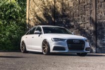 NEW 19 INCH ISPIRI ISR8 ALLOY WHEELS IN MATT CARBON BRONZE WITH DEEPER CONCAVE 9.5" REAR OPTION 5x112